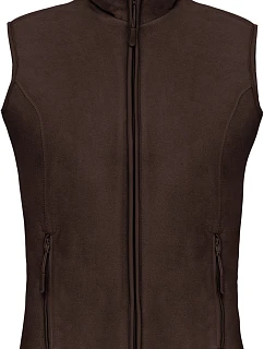 Kariban K 906 Dámská mikrofleecová vesta "Melodie" 20.K906 chocolate