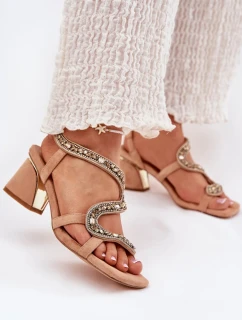 Sandály na podpatku model 212357 Step in style