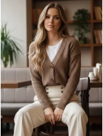 Dámský svetr CHICLINE béžový FashionStreet MY2419