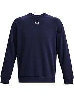 Pánská mikina Under Armour Rival Fleece Crew, tmavě modrá, 1379755, 410 Pánská mikina Under Armour Rival Fleece Crew, tmavě modrá, 1379755, 410