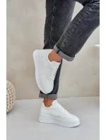 Dámské Tenisky Na Platformě S Dekorativním Šněrováním Bílé Mistra Dámské Tenisky Na Platformě S Dekorativním Šněrováním Bílé Mistra