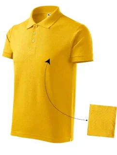 Cotton polokošile pánská žlutá