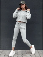 Dámské tepláky RELAX MODE světle šedé FashionStreet UY2137