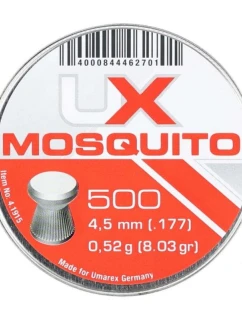 Brokové náboje 4,5 mm UMAREX Mosquito flat molet. 500ks