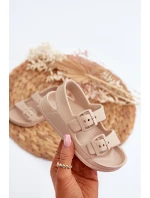Dětské lehké žabky s přezkami BIG STAR NN374544 béžové Dětské lehké žabky s přezkami BIG STAR NN374544 béžové