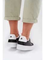 Dámské tenisky z eko kůže Big Star TT274927 HI-POLY SYSTEM Černé