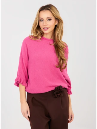 Jumper MI SW 3675.01P tmavě růžový Jumper MI SW 3675.01P tmavě růžový