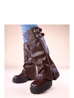 Kozačky na platformě model 222372 Solea