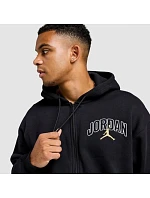 Air Jordan Brooklyn Fleece Full-Zip Hoodie Black - IB7908-011 pánské
