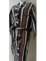 AKCE - Pánský froté župan 1201 Dallas hnědý - Vestis