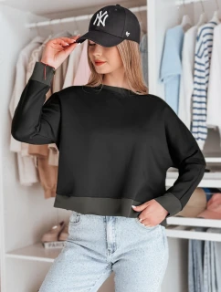 Dámská máslová halenka oversize s přívěskem NUBISS černá FashionStreet RY2802