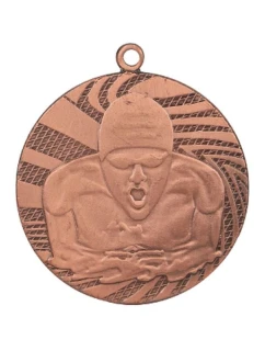 Bronzová medaile - plavání - ocelová medaile