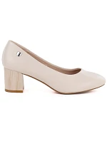 Sergio Leone béžové dámské lodičky na jehlovém podpatku PB404
