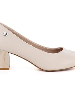 Sergio Leone béžové dámské lodičky na jehlovém podpatku PB404