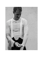 Cyklistické tričko POC ESSENTIAL LAYER LS – bílé Cyklistické tričko POC ESSENTIAL LAYER LS – bílé