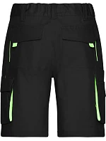 Daiber JN 872 (42-60) Pracovní bermudy - Color 02.0872 black/lime green Daiber JN 872 (42-60) Pracovní bermudy - Color 02.0872 black/lime green