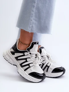 Dámské tenisky na masivní podrážce bílé Ellerai