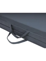 SKLÁDACÍ GYNASTICKÝ MATERIÁL 180x60x5 cm ŠEDÝ ENERO FIT