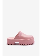 Dámské žabky s masivní podrážkou Big Star NN274020 Růžové Dámské žabky s masivní podrážkou Big Star NN274020 Růžové