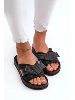Vonné Dámské Sandály Na Ploché Podrážce ZAXY LL285096 Černé