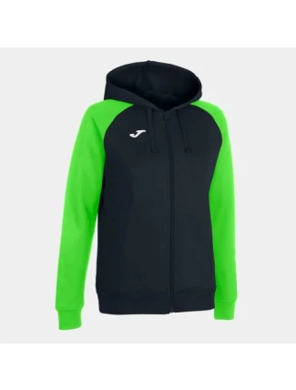 Dámská mikina s kapucí W 901336.117 černo-zelená - Joma Dámská mikina s kapucí W 901336.117 černo-zelená - Joma