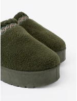 Exkluzívní  sněhule dámské Ciemnozielony platforma