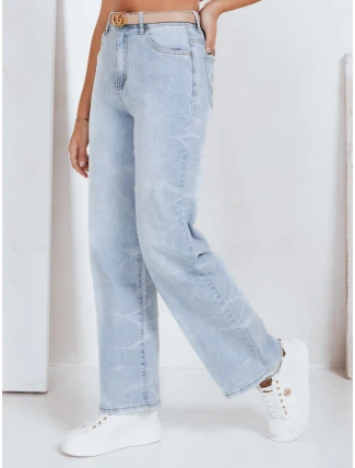 Dámské široké modré džíny FashionStreet UY2820