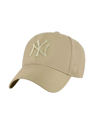 '47 New York Yankees Snapback čepice tmavě béžová B-MVPSP17WBP-KHQ '47 New York Yankees Snapback čepice tmavě béžová B-MVPSP17WBP-KHQ