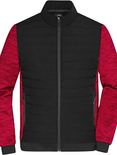Daiber JN 1866 Pánská hybridní bunda 02.1866 black/red melange