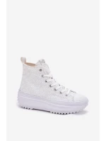 Vysoké Dámské Tenisky Lee Cooper LCW-25-31-3461L Bílé