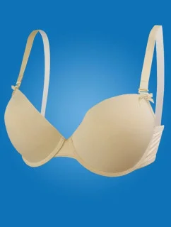 Dámská SUPER Push-up podprsenka 01-63 tělová - HANNA STYLE