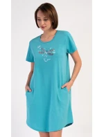 Dámské domácí šaty s krátkým rukávem Vanda