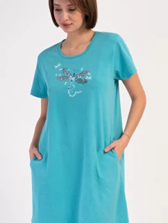 Dámské domácí šaty s krátkým rukávem Vanda