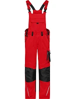 Daiber JN 1833 (42-60) Pracovní kalhoty s laclem - Strong 02.133M red/black Daiber JN 1833 (42-60) Pracovní kalhoty s laclem - Strong 02.133M red/black
