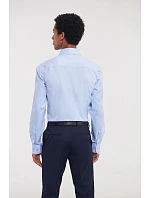Russell Athletic 962M Košile s dlouhým rukávem, vzor rybí kost 11.962M light blue