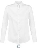 NEOBLU Blaise Women Mikro keprová halenka s dlouhým rukávem 24.3183 optic white NEOBLU Blaise Women Mikro keprová halenka s dlouhým rukávem 24.3183 optic white
