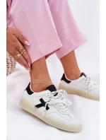 Nízké Dámské Sportovní Boty Bílé Zelevelis