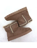 Dámské sněhule semišové hnědé Potocki 06303