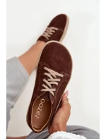 Trampki typu barefoot z přírodního semiše Zazoo 314 čokoládové