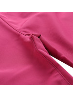 Dětské softshellové kalhoty ALPINE PRO ZAZO fuchsia red