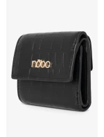 Dámská malá peněženka z přírodní kůže Nobo Černá