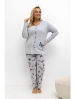 Pohodlná pyžama pro plnoštíhlé model 221199 Forever Pink