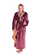 Dámský župan Flora 2556 4853 mauve wine - Vestis Dámský župan Flora 2556 4853 mauve wine - Vestis