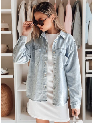 Dámská oversize džínová bunda BLUEDIVA modrá FashionStreet TY4900