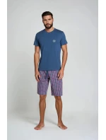 Pyžamo Zeroth 38364-59X Námořnická modrá - Henderson Pyžamo Zeroth 38364-59X Námořnická modrá - Henderson