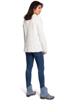 Dámský svetr BK038 ecru - BEwear