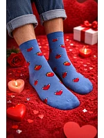 PERFECT MAN-CASUAL Valentýnské vzorované ponožky