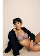 Dámské kalhotky Body Make-Up Illusion Lace Highleg Tai - GRAY - šedé 3091 - TRIUMPH