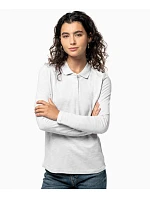 Kariban K 244 Dámské piqué polo s dlouhým rukávem 20.K244 light sand
