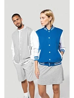 Kariban K 497 Unisex college bunda "Teddy" 20.K497 oxford grey/white Kariban K 497 Unisex college bunda "Teddy" 20.K497 oxford grey/white